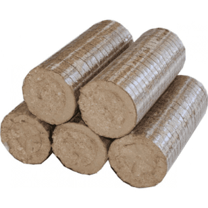 Toras compactadas 100% madeira nobre – palete de 1040 kg – novo