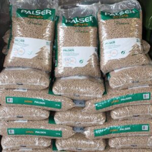 Palete com pellets PALSER 77 sacos de 15 kg
